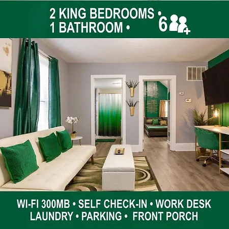 The Tremont Emerald - By Christmas Story House - Historic Charm & Modern Comfort Near Downtown With Parking, 300Mb Wifi & Self Check-In Cleveland Exterior photo