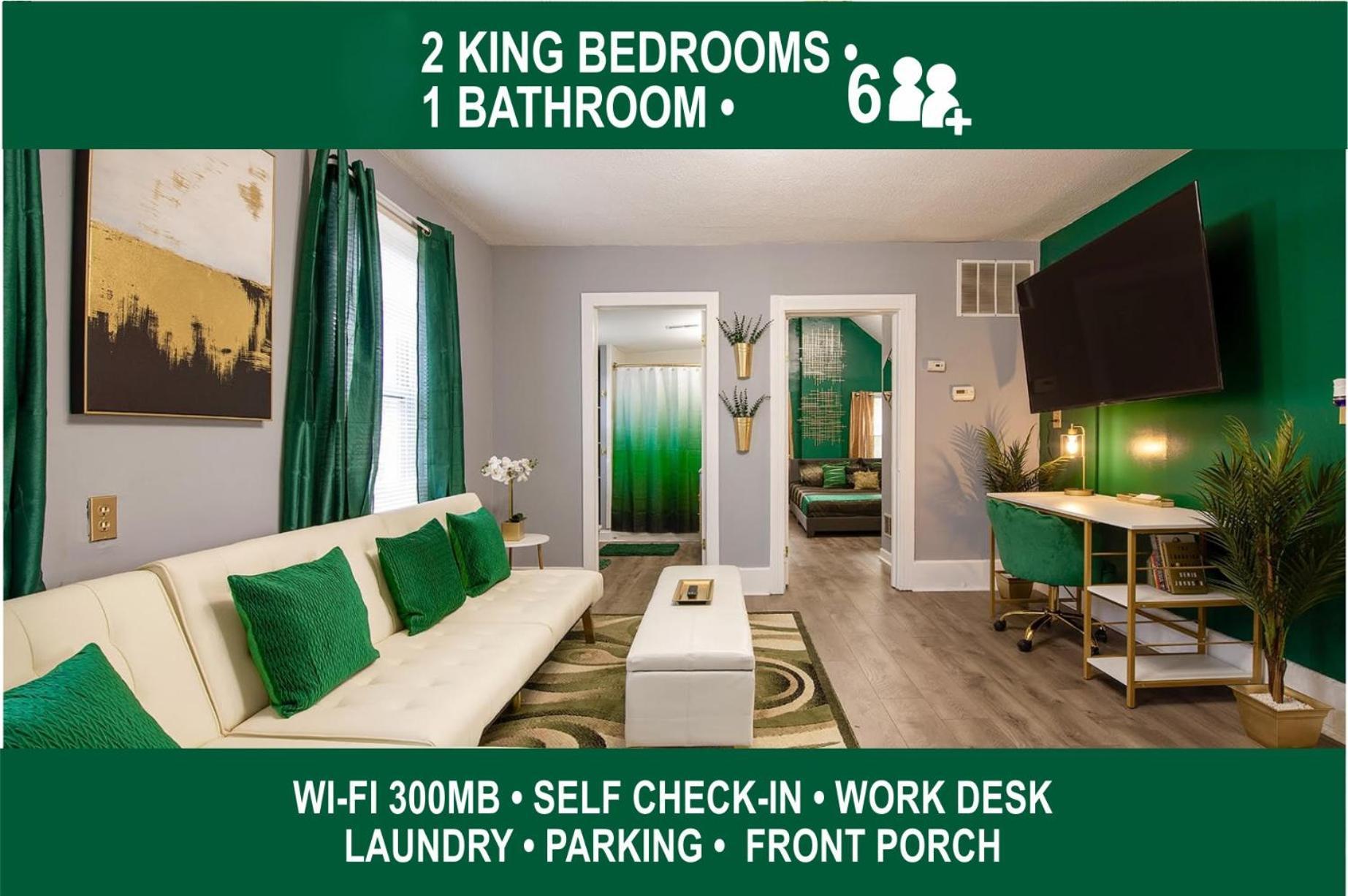 Hébergement de vacances The Tremont Emerald - By Christmas Story House - Historic Charm & Modern Comfort Near Downtown With Parking, 300mb Wifi & Self Check-in